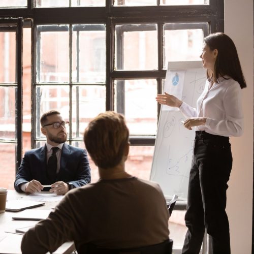 Train-the-Trainer HR team attending professional training session